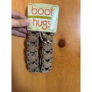 Boot Hugs by Bandals - Pleather Loops with Rivets - Adjustable Size